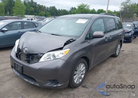 2012 Toyota Sienna Le 7 Passenger из США, поврежденный, VIN 5TDJK3DC2CS048945